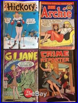 Golden Age Lot of 4 Rare GGA Headlights Archie 50 GI Jane 4