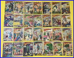 Golden Age & Silver Age Comic Lot. Superman & LL Comics 90 Books Total