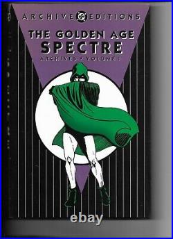 Golden Age Spectre Archives volume 1 (DC) Bails intro rep. More Fun Comics 52-70
