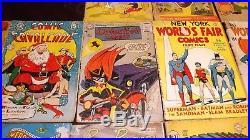 Golden Age super lot, Worlds Best Comics #1, World's Fair 1930, John Wayne #1
