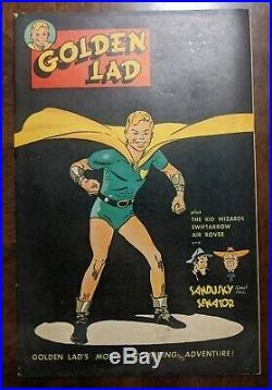 Golden Lad #1- Classic Mort Meskin and Mac Raboy art 1945 Golden Age