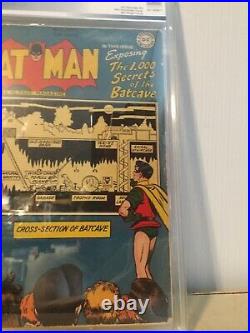 Graded 1948 Golden Age BATMAN #48 White Pages PGX(Like CGC) 4.0 VG