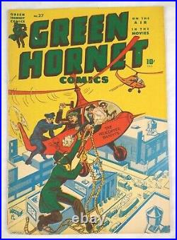 Green Hornet Comics #27 (1945 Harvey) Golden Age Comic Book, RARE 6.0