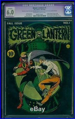 Green Lantern 1 CGC 6.0 (R) OWithW Golden Age Key DC Comic 1st Issue! L@@K