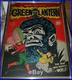Green Lantern 10 1st Appearance Vandal Savage Golden Age Scarce Grail Cgc 5.5