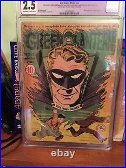 Green Lantern #2 DC Comics 1942 Early Golden Age Green Lantern Holy Grail CGC