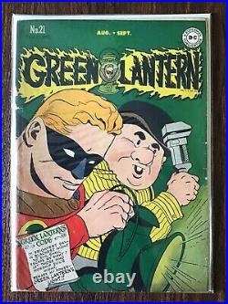 Green Lantern #21 Golden Age DC Comics -1946 Alan Scott