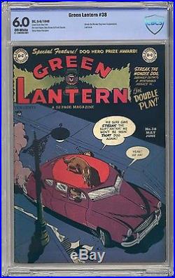 Green Lantern #38 Cgc Fn 6.0 Very Scarce Final Issue 1949 Golden Age