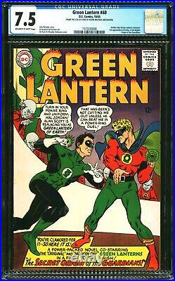 Green Lantern #40 CGC 7.5 - 1965 - 1st Krona. Golden Age Lantern #1572339008