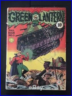 Green Lantern #5 Good/Very Good (3.0) Golden Age DC Comic 1942 G/VG Big Pics