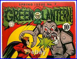 Green Lantern #7 F 6.0 (dc 1943) Robot Cover. Classic Golden Age DC