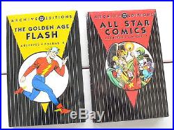 HUGE Lot 14 DC HC Books Golden Age Archives All Star/Flash/Seven Soldiers+MORE