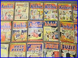 HUGE Lot 32X Archie Comic Books 1950's Katy Keene Suzie Golden Age Vtg Old Retro