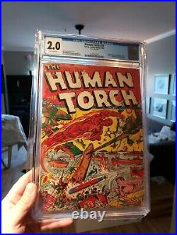 HUMAN TORCH #10 CGC 2.0 GOLDEN Age TIMELY