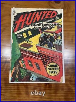 HUNTED #2 FOX FEATURES 1950 Golden Age Scarce Hard To Find Low Grade