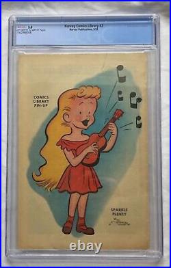 Harvey Comics Library #2 CGC 5.0 (1952) Golden Age Dick Tracy Sparkle Plenty 1/6