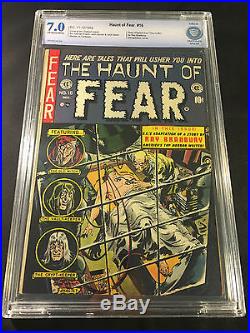 Haunt Of Fear #16 CBCS 7.0 owithw pages! EC Comics Golden Age Horror! Not CGC