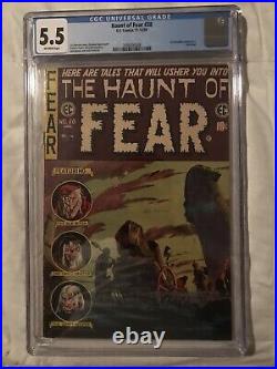 Haunt Of Fear #28, 5.5 Cgc, 1954 Ec Pre-code Horror Golden Age Key Comic Book