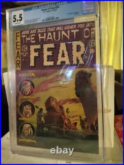 Haunt Of Fear #28, 5.5 Cgc, 1954 Ec Pre-code Horror Golden Age Key Comic Book