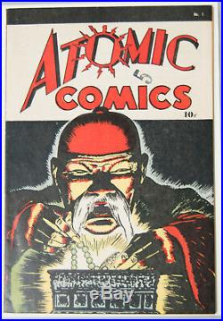High Grade Atomic Comics #1 Golden Age Classic Cover Siegel & Shuster