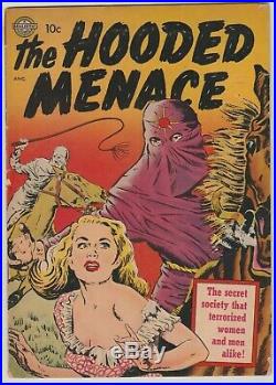 Hooded Menace #1 (1951, Avon) Golden Age Good Girl Art Pre-Code Comic Outlaws