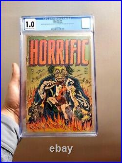 Horrific, #1 1952 Cgc 1.0 Pre Code Horror Golden Age Gga Comic Grail