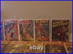 Huge Lot Golden Age Planet Comics Exciting Comics Thrilling Sensation Bondage