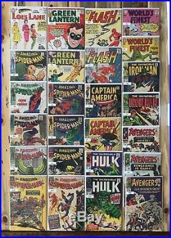Huge Silver/Golden Age Comic Book Lot- 747 Comics Marvel, DC, Dell, Atlas