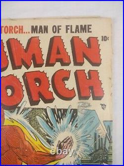 Human Torch #38 (1954 Atlas/Marvel) Golden Age Comic Book RARE, Sub-Mariner Read