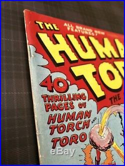 Human Torch #5 (#4) Golden Age Timely Classic WW2 Cover LOW PRICE RARE