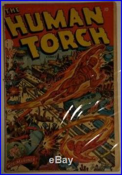 Human Torch Comics #16 1944 Very rare front cover with comic only GOLDEN AGE