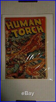 Human Torch Comics #16 1944 Very rare front cover with comic only GOLDEN AGE