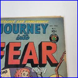 Journey Into Fear #5 (1952, Superior Comics) Rare Golden Age Horror Comic