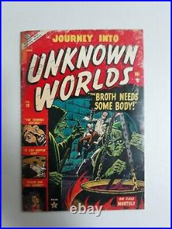 Journey Into Unknown Worlds 10, 18, 29, 32 Atlas Marvel Golden Age Horror