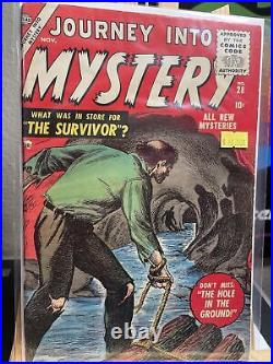 Journey into Mystery #28 VG+ Pre-Hero Marvel Golden Age Horror Comic 1955