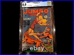 Jumbo Comics #135 CGC 8.0 Sheena! Golden Age! Only 1 Graded Higher