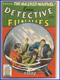 Keen Detective Funnies Vol. 2 #8 Centaur 1939 Rare Golden Age Comic