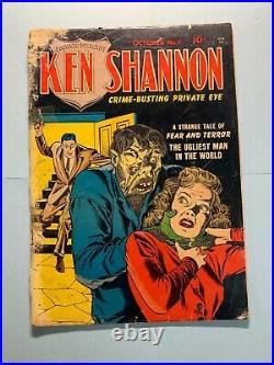 Ken Shannon #7 1952 Quality Comics Pre-Code Horror