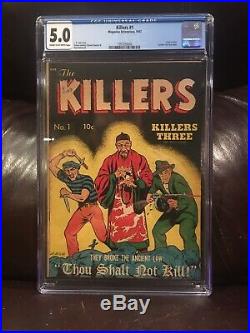 Killers #1 L. B. Cole Cover! GOLDEN AGE Used In SOTI CGC 5.0