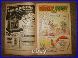 Krazy Krow #1 (1945) Gdvg To Vg- 1st App Krazy Krow Rare Key Golden Age Comic