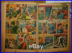 LB Cole Suspense comics 8 Golden age Horror 1945 1.5 G- spider cover pre code