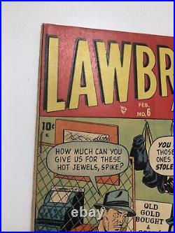 Lawbreakers Always Lose #6 Golden Age Marvel Comics Crime Comic Pre Code 1949