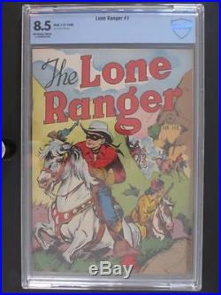 Lone Ranger #1 CBCS 8.5 VF+ Dell 1948 Golden Age Western Comic Book