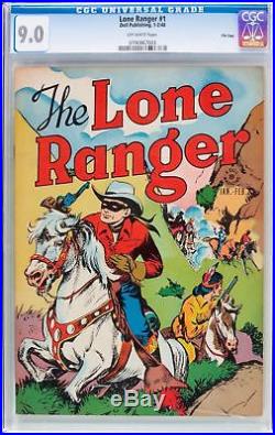 Lone Ranger #1 Cgc 9.0 File Copy1948 Golden Age Cgc #0790867003
