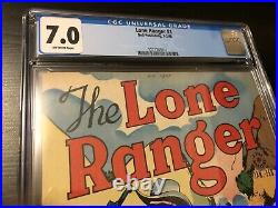 Lone Ranger #1 comic CGC 7.0 from 1948 GOLDEN AGE