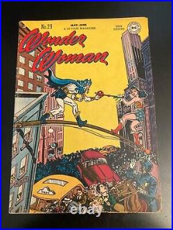 Lookee. WONDER WOMAN #29 Scarce 1948 Golden Age'r! Very Bright & Colorful