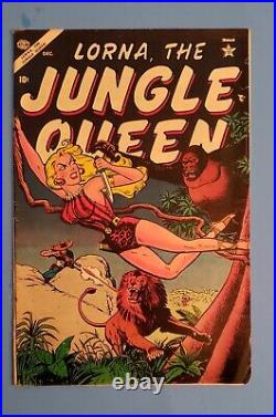 Lorna The Jungle Queen #4 FN- Mid Grade Golden Age Atlas Comic 1953