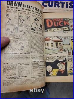 Lot Of 7 Golden Age Archie Comics Wilbur Super Duck Poor To Fair Condition (Dd)