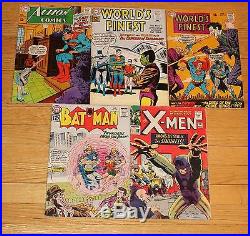 Lot of 11 Silver and Golden Age Comic Books Batman Jumbo Jungle Comics +