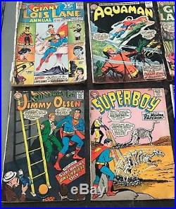 Lot of 15 GOLDEN AGE DC SUPERMAN NATIONAL COMICS Vintage Comic Books